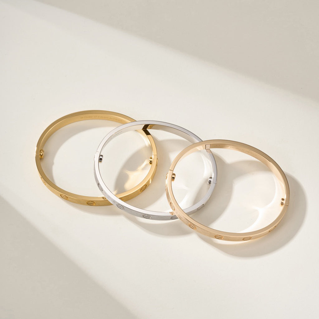 [⭐Veyra]LOVE BRACELET 6.1MM BRUSHED
