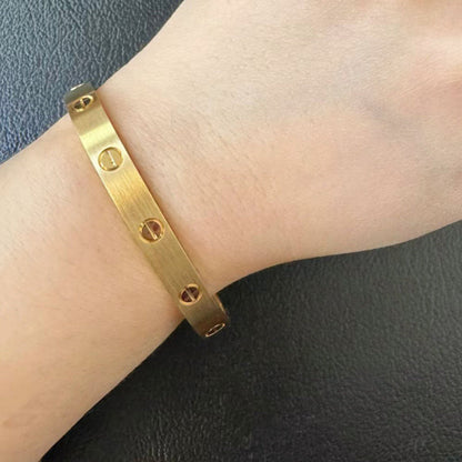 [⭐Veyra]LOVE BRACELET 6.1MM BRUSHED