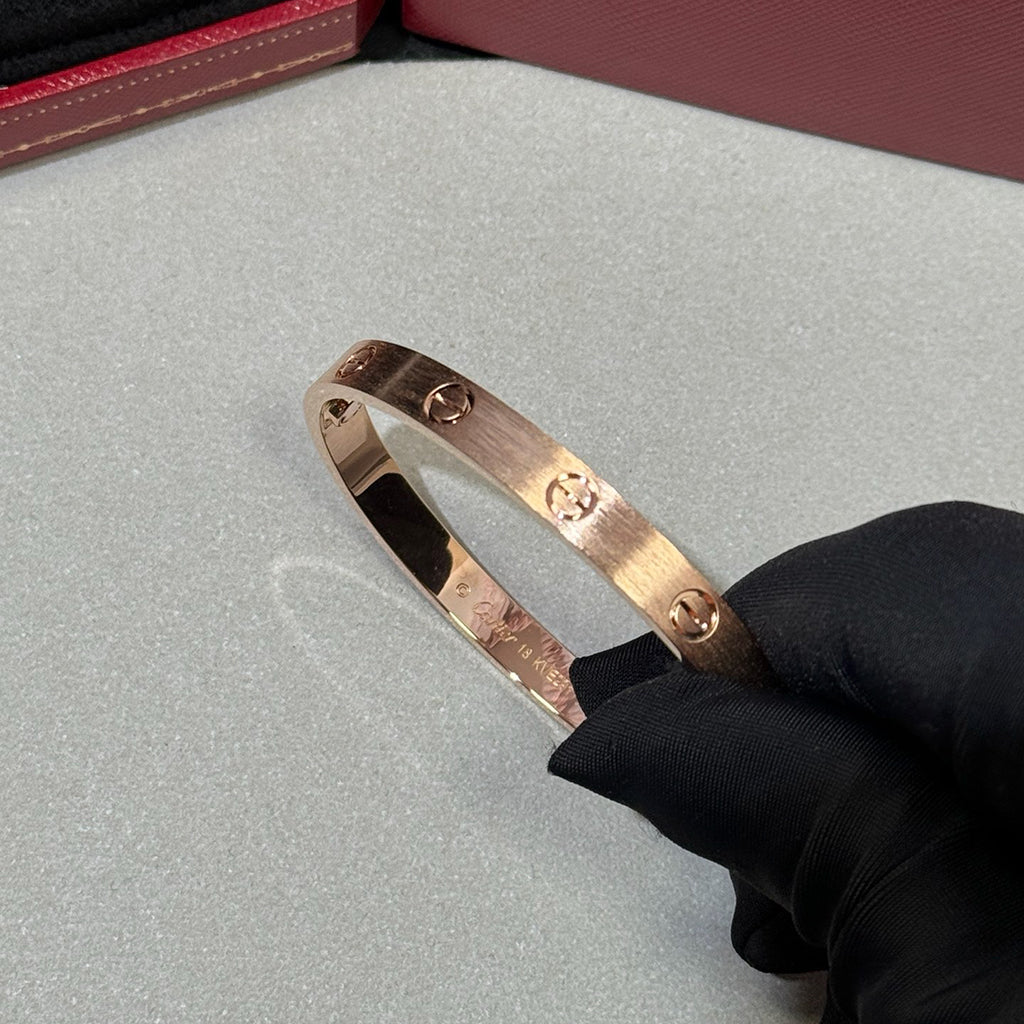 [⭐Veyra]LOVE BRACELET 6.1MM BRUSHED