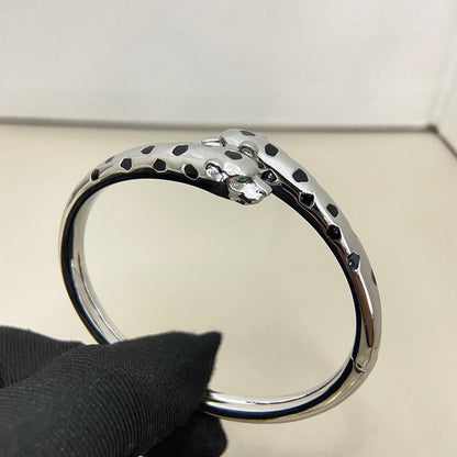 [⭐Veyra]PANTHERE DOUBLE HEADED OPEN BRACELET