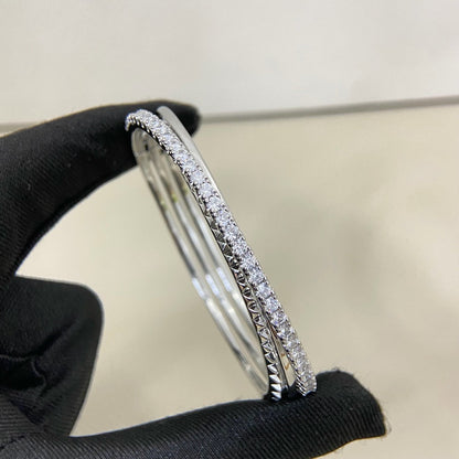 [⭐Veyra]ETINCELLE HALF-PAVED DIAMOND BRACELET