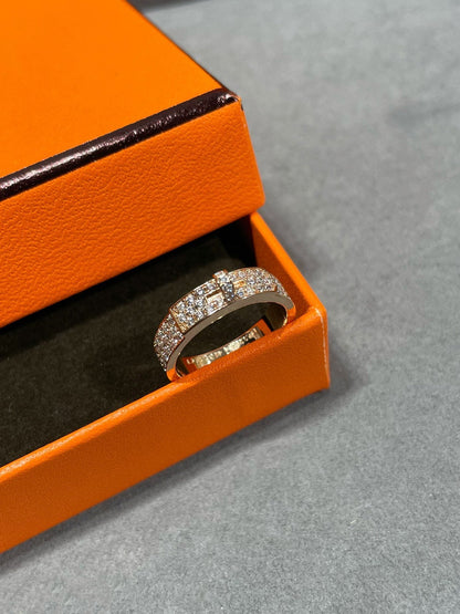 [⭐Veyra]KELLY PINK GOLD DIAMOND RING