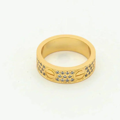[⭐Veyra]LOVE RING 5.5MM DIAMONDS PAVED