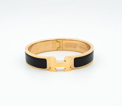 [⭐Veyra]H BLACK BRACELET