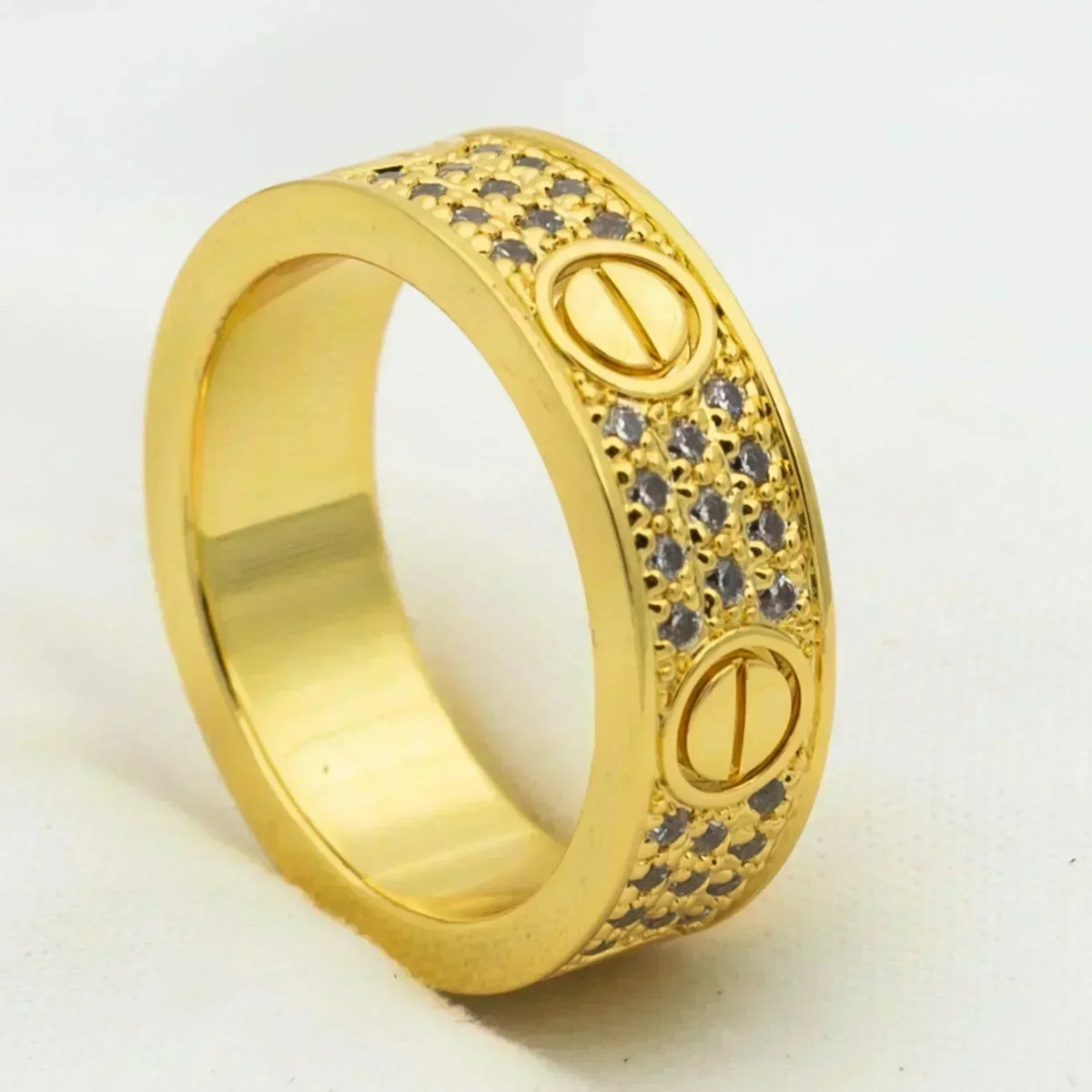 [⭐Veyra]LOVE RING 5.5MM DIAMONDS PAVED