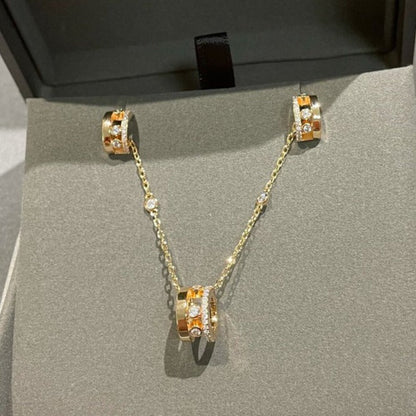 [⭐Veyra]CHAIN MOVE ROMANE PEDAND NECKLACE