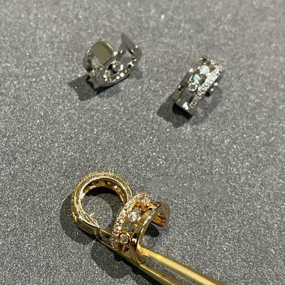 [⭐Veyra]MOVE ROMANE EARRINGS DIAMOND