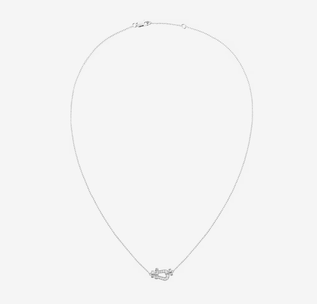 [⭐Veyra]FORCE 10 DIAMOND SILVER NECKLACE MINI MODEL