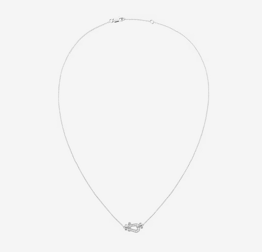 [⭐Veyra]FORCE 10 DIAMOND SILVER NECKLACE MINI MODEL