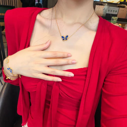 [⭐Veyra]  2026 NEW LUCKY BUTTERFLY 1 MOTIFS NECKLACE