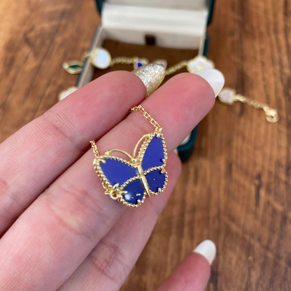 [⭐Veyra]  2026 NEW LUCKY BUTTERFLY 1 MOTIFS NECKLACE