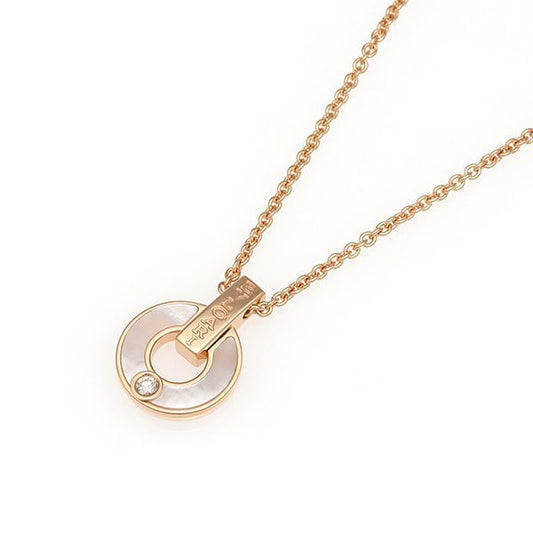 [⭐Veyra]GARI NECKLACE PINK GOLD MOP