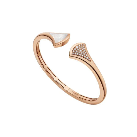 [⭐Veyra]DREAM BRACELET OPEN PINK GOLD MOP DIAMOND