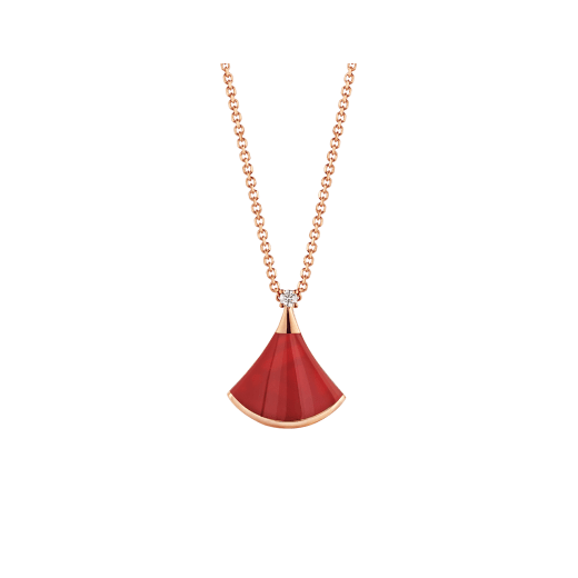 [⭐Veyra]DREAM NECKLACE CARNELIAN 1 DIAMOND