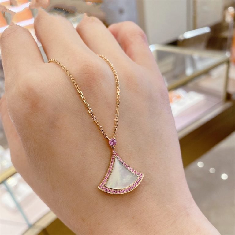 [⭐Veyra]DREAM NECKLACE MOP DIAMOND PINK