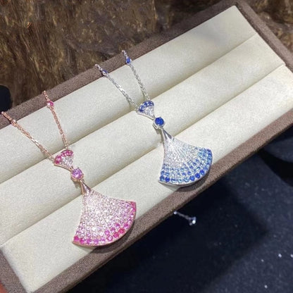 [⭐Veyra]DREAM NECKLACK DIAMOND PINK GOLD