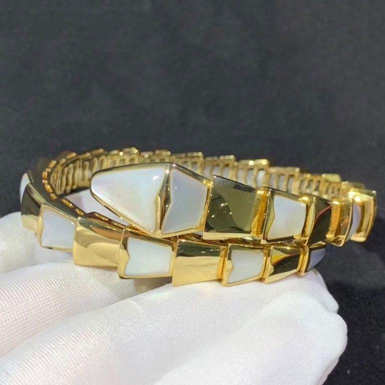 [⭐Veyra]SERPENTI BRACELET MOP GOLD