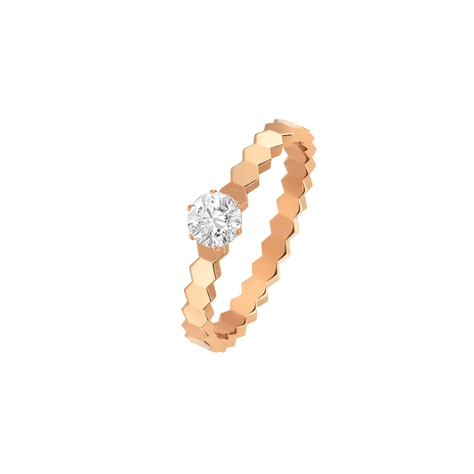 [⭐Veyra]BEE LOVE RING PINK GOLD 1 DIAMOND