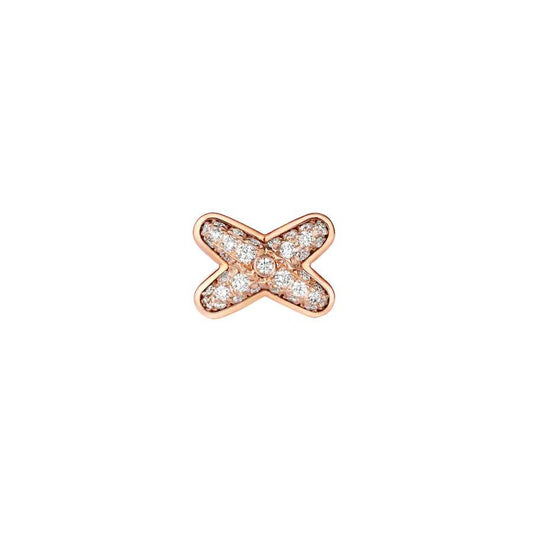 [⭐Veyra]JEUX DE PINK GOLD DIAMOND EARRINGS