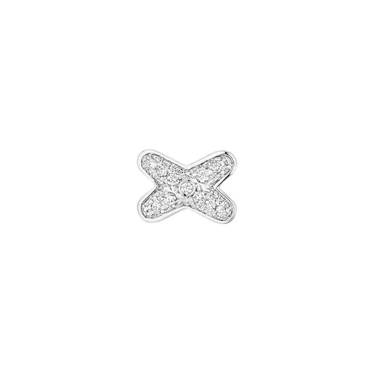 [⭐Veyra]JEUX DE SILVER DIAMOND EARRINGS
