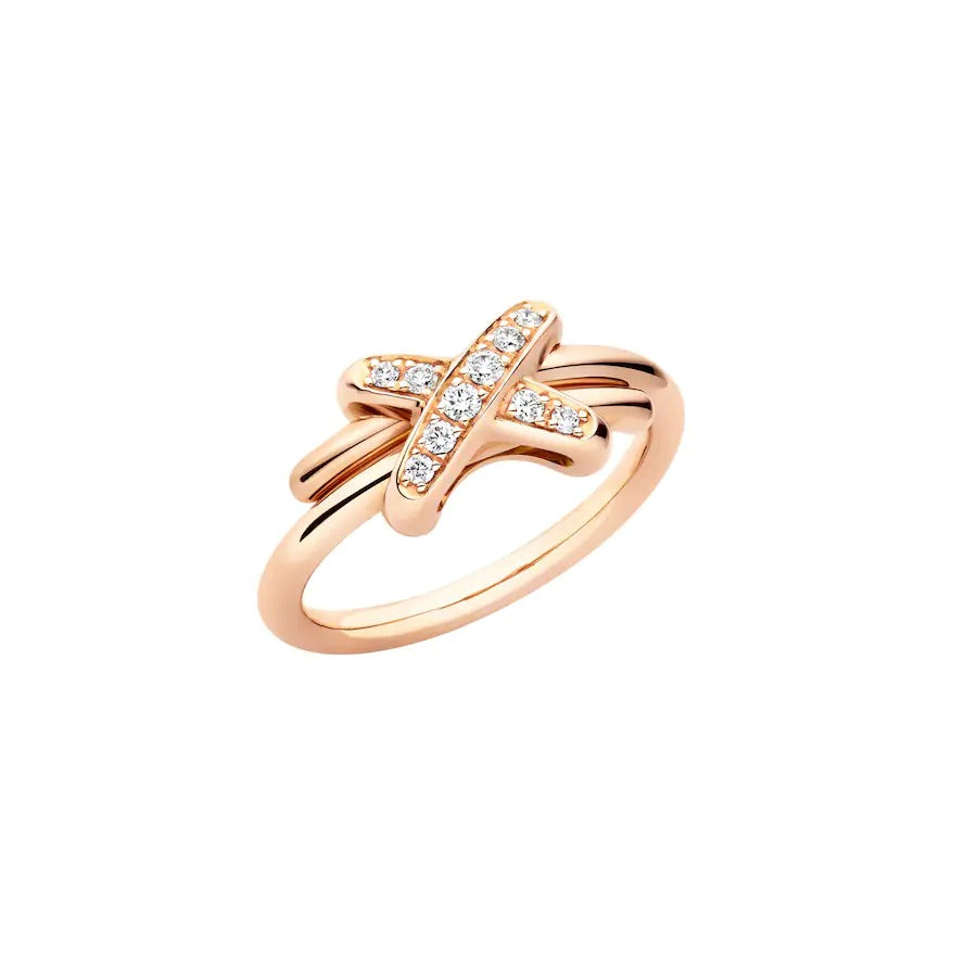 [⭐Veyra]JEUX DE PINK GOLD DIAMOND RING