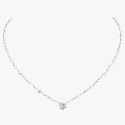 [⭐Veyra]Diamond Necklace 0,20ct Brilliant Shape Joy