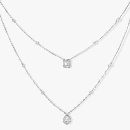 [⭐Veyra]Diamond Necklace My Twin 2 Rows