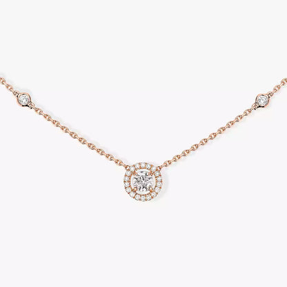 [⭐Veyra]Diamond Necklace 0,20ct Brilliant Shape Joy