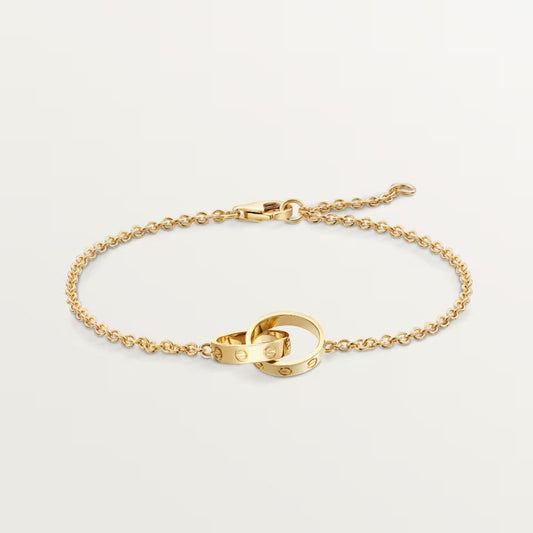 [⭐Veyra]LOVE BRACELET DOUBLE RING
