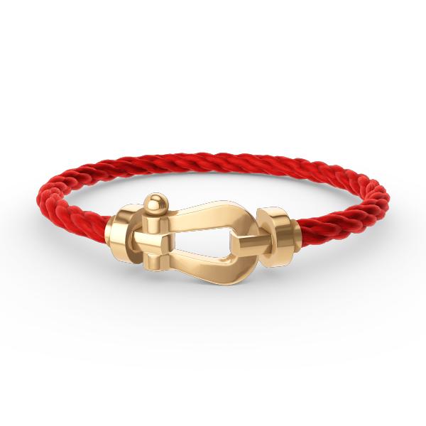 [⭐Veyra]FORCE LARGE HORSESHOE NO DIAMOND BRACELET GOLD