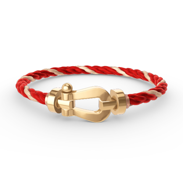 [⭐Veyra]FORCE LARGE HORSESHOE NO DIAMOND BRACELET GOLD