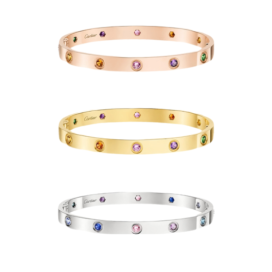 [⭐Veyra] 2026 RAINBOW LOVE BRACELET 6.1MM  10 DIAMONDS
