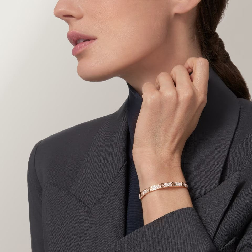 [⭐Veyra]LOVE BRACELET 4.8MM DIAMOND-PAVED