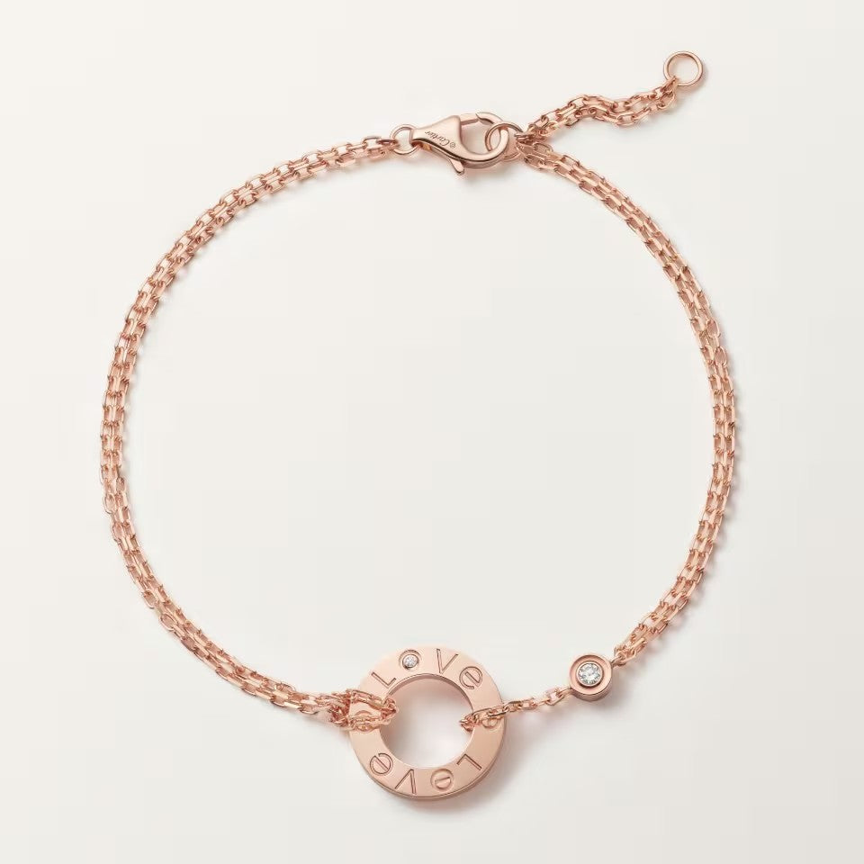 [⭐Veyra]LOVE BRACELET 2 DIAMOND