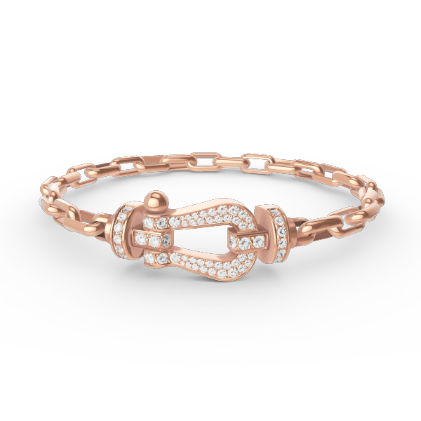 [⭐Veyra]FORCE LARGE HORSESHOE CLASP  METAL BRACELET