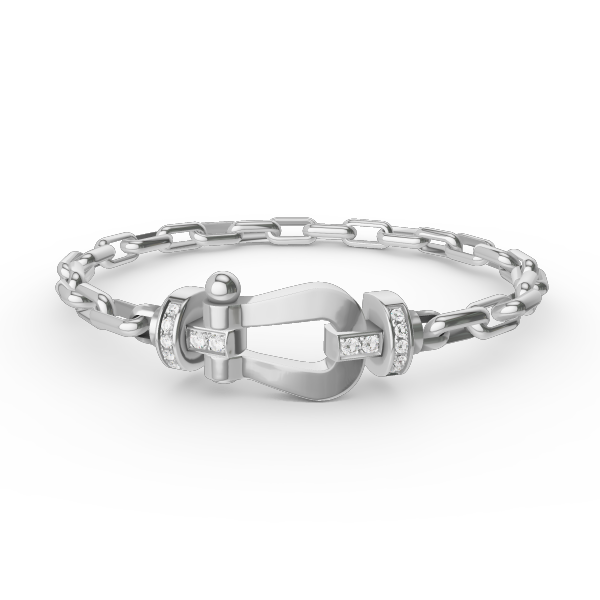 [⭐Veyra]FORCE LARGE HORSESHOE CLASP  METAL BRACELET