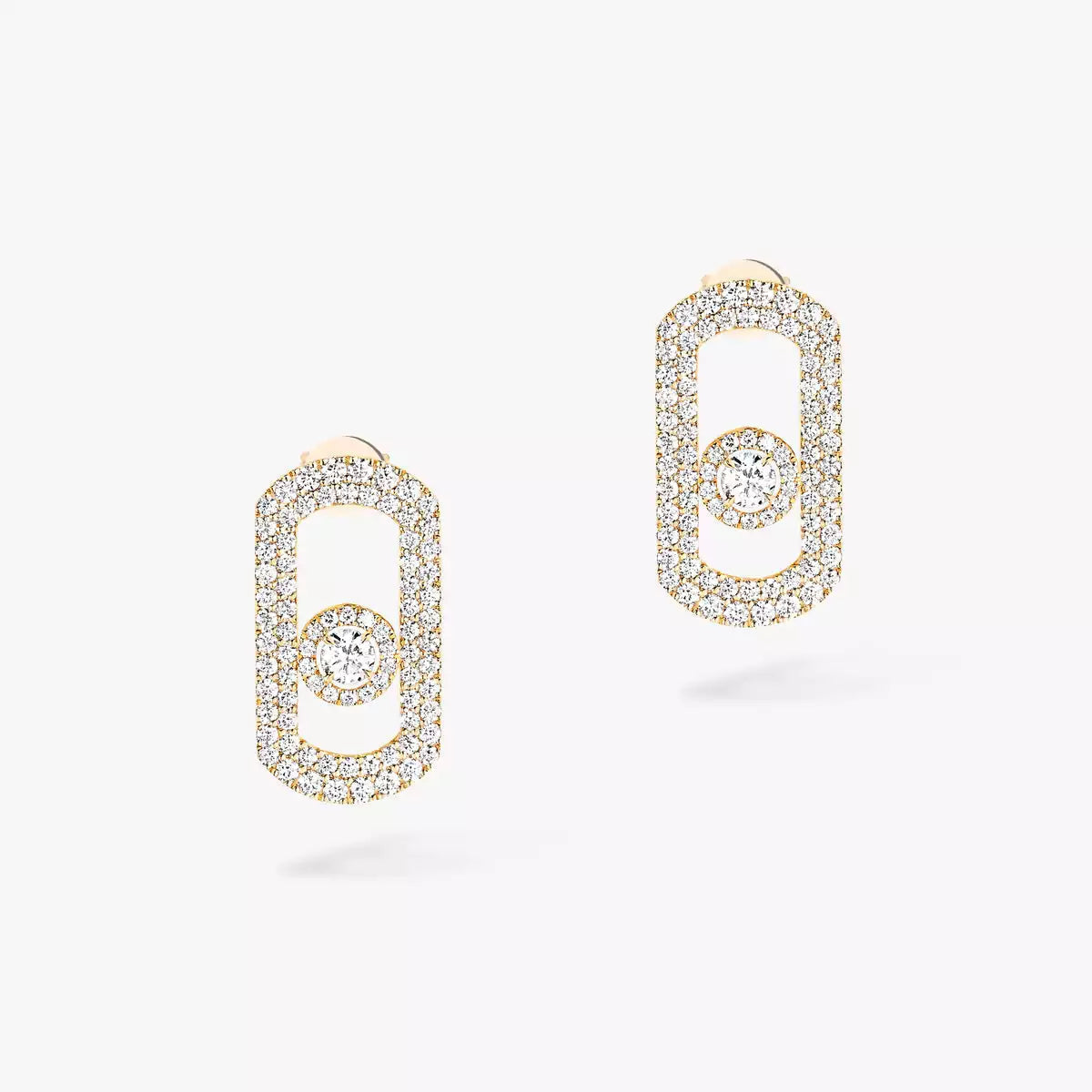 [⭐Veyra]So Move Pave_-Set Diamond Earrings in Silver