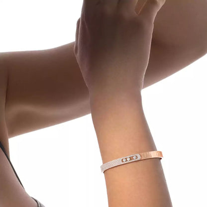[⭐Veyra]Move Noa Ciselé half pavé bangle