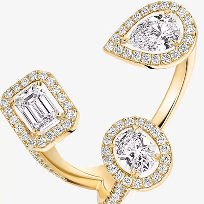 [[⭐Veyra] Diamond Ring 0,25ct My Twin Trilogy