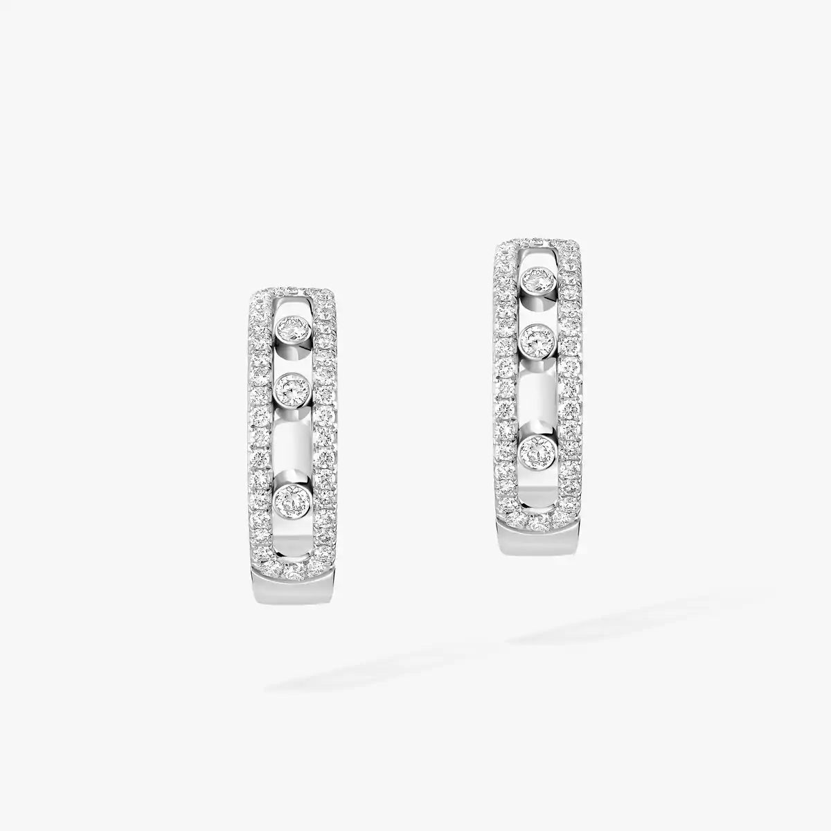 [⭐Veyra]Diamond Pave_ Hoop Earrings Move