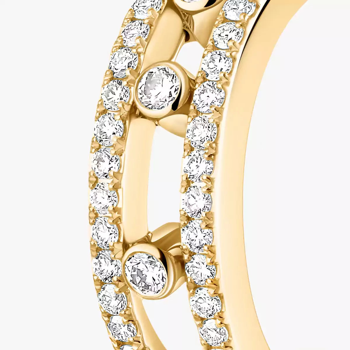 [⭐Veyra]Diamond Pave_ Hoop Earrings Move