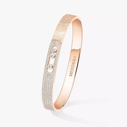 [⭐Veyra]Move Noa Ciselé half pavé bangle