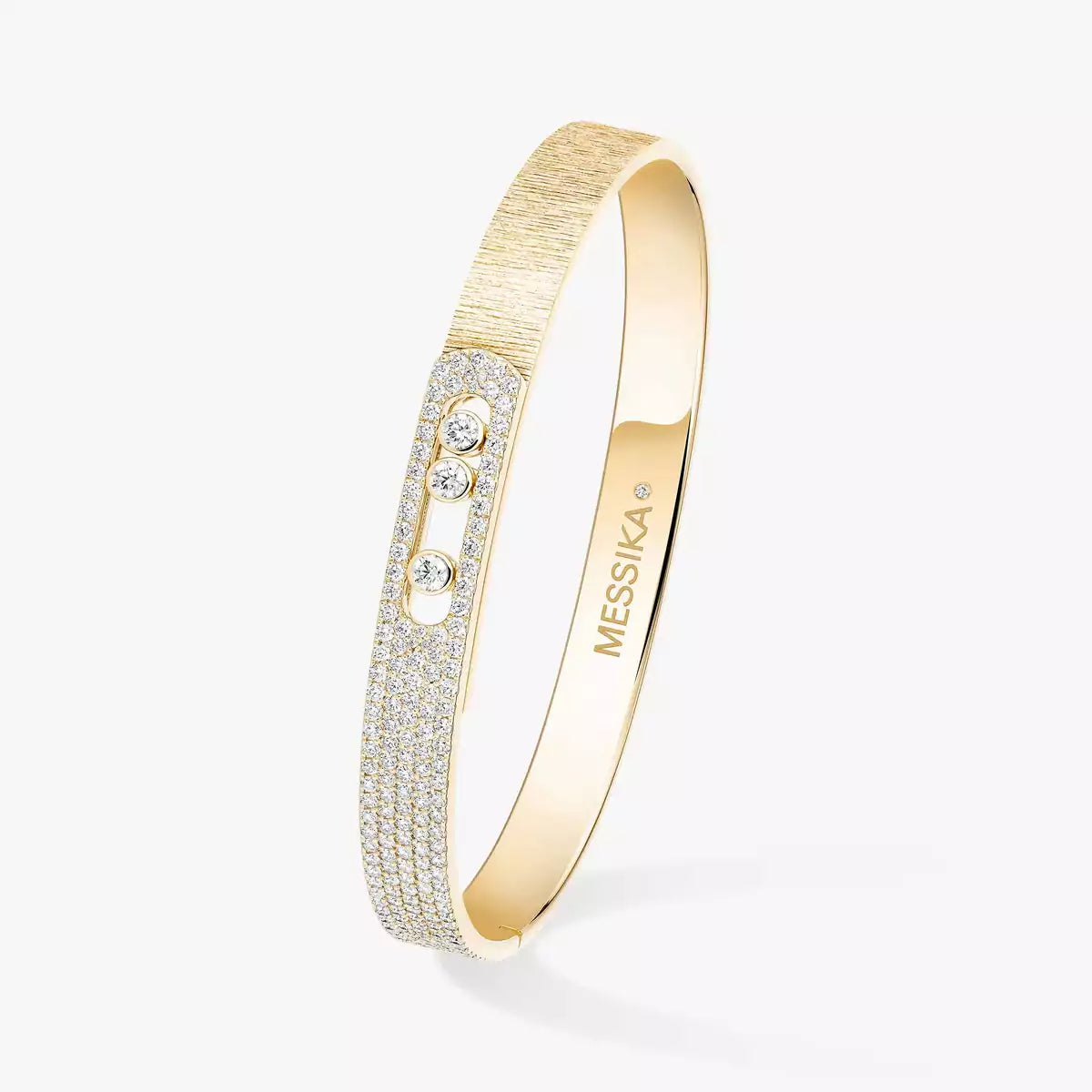 [⭐Veyra]Move Noa Ciselé half pavé bangle