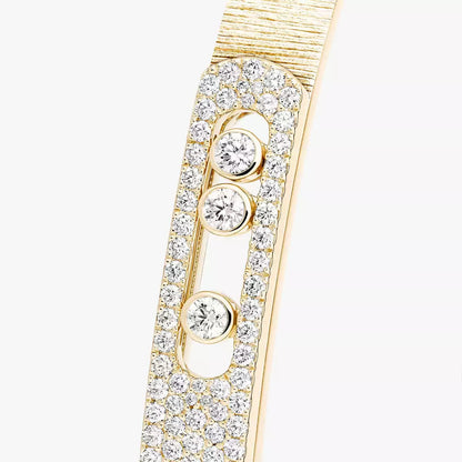 [⭐Veyra]Move Noa Ciselé half pavé bangle
