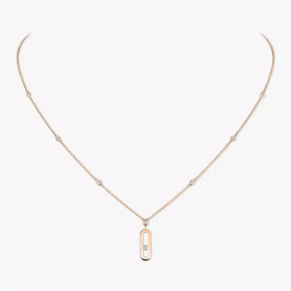 [⭐Veyra] Move Uno Gold Diamond Long Necklace