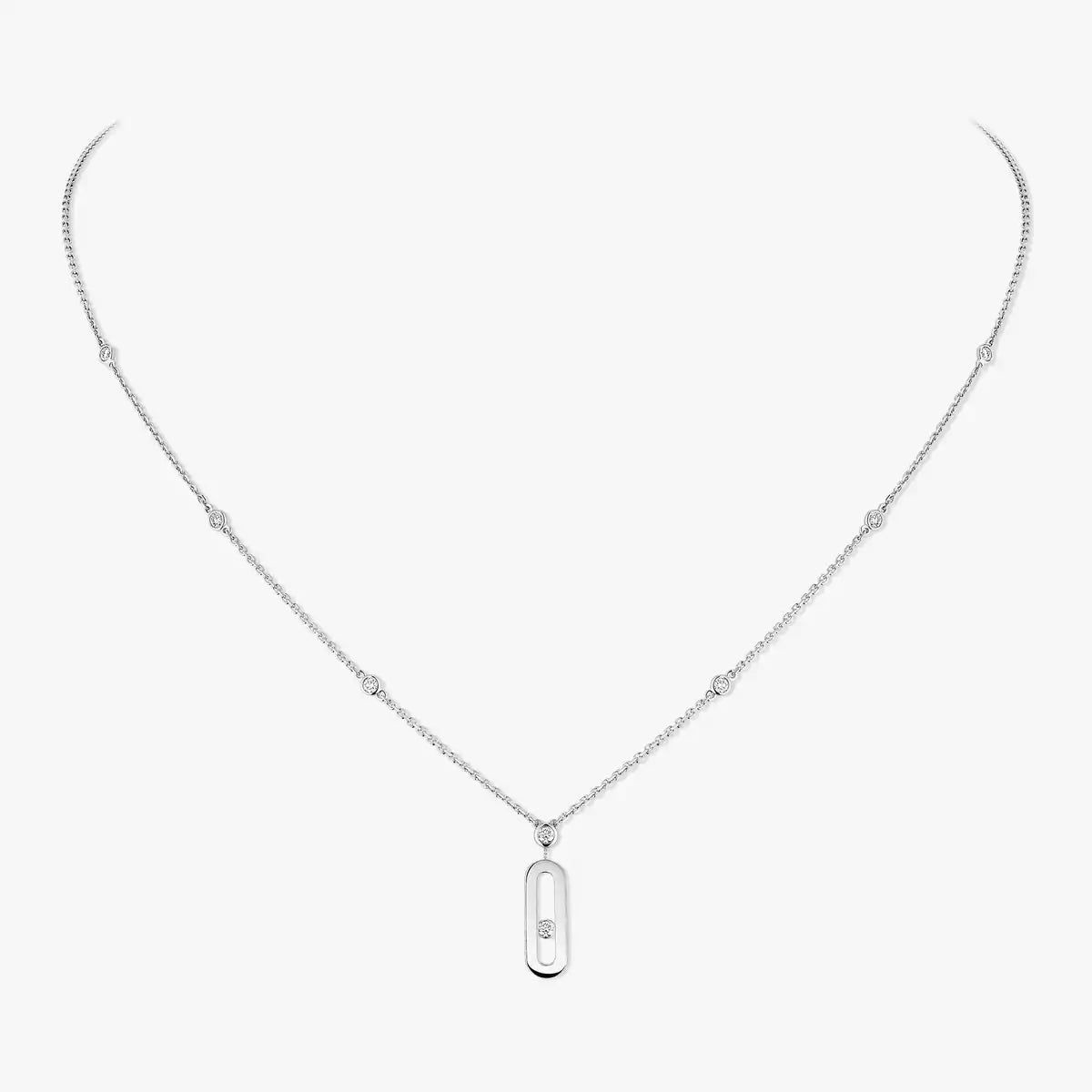 [⭐Veyra] Move Uno Gold Diamond Long Necklace