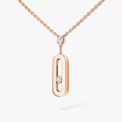 [⭐Veyra] Move Uno Gold Diamond Long Necklace