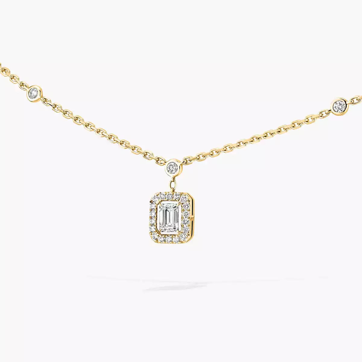 [⭐Veyra]My Twin Diamond Necklace in Silver