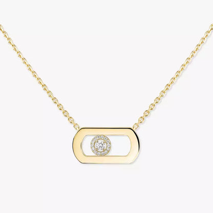 [⭐Veyra]So Move Diamond Necklace in Gold