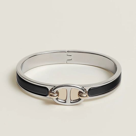 [⭐Veyra]CLIC CHAINE SILVER BRACELET